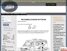 Tablet Screenshot of hobby-wohnmobilforum.com